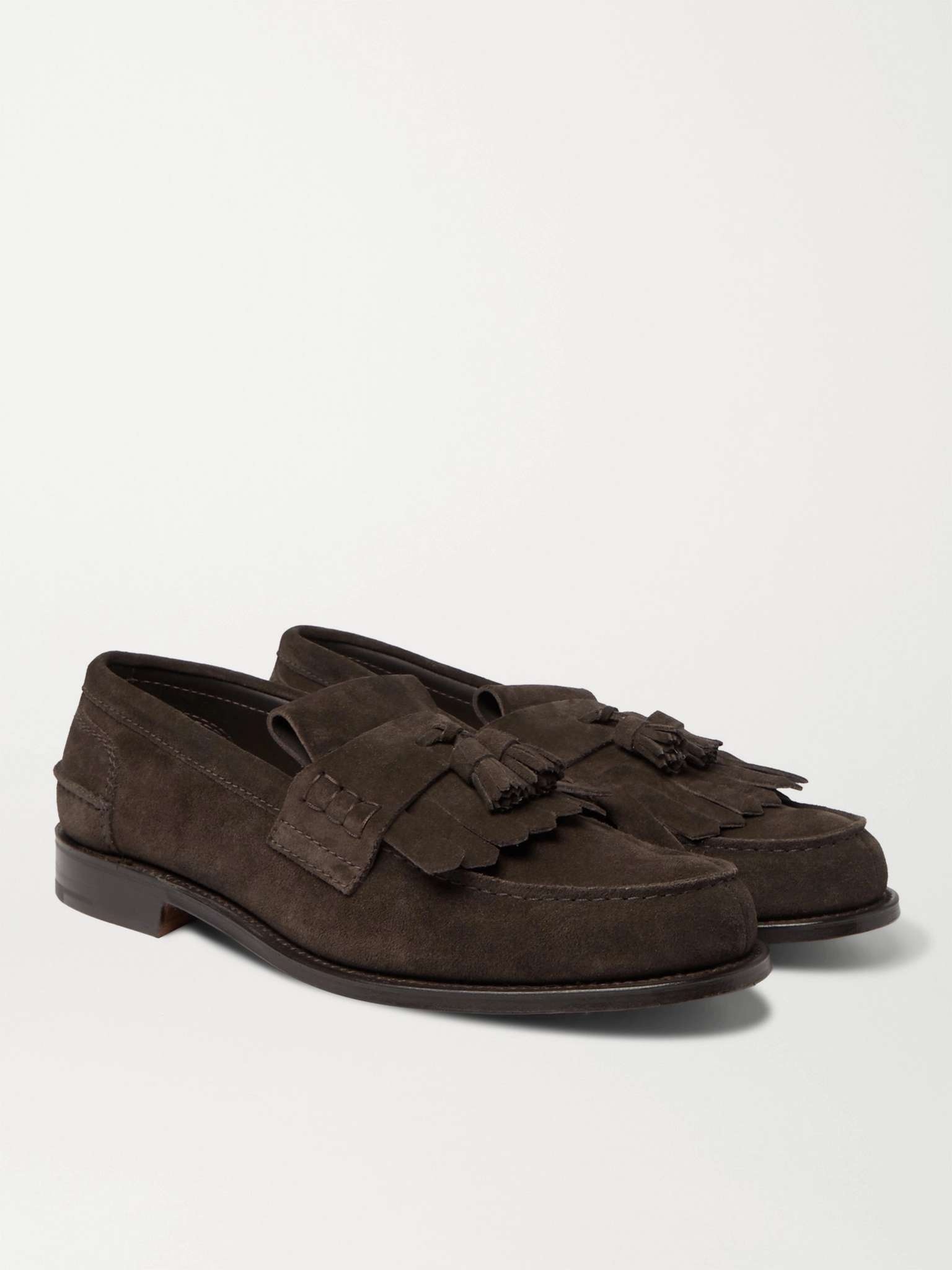 Oreham Suede Tasselled Loafers - 4