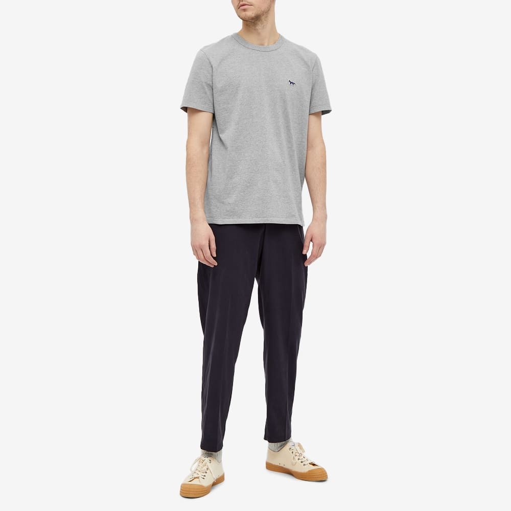 Maison Kitsuné Navy Fox Patch Classic Tee - 5