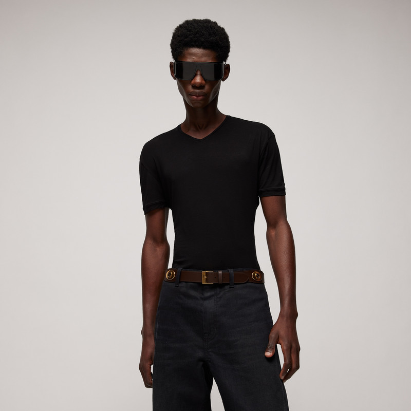 Belt with square buckle 3