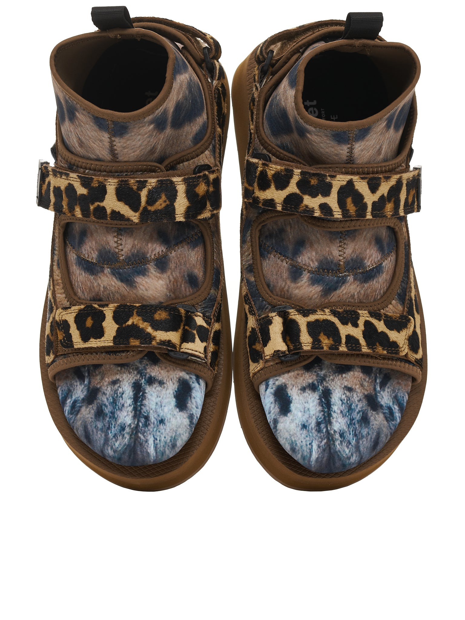 Animal Foot Layered Sandals - 7