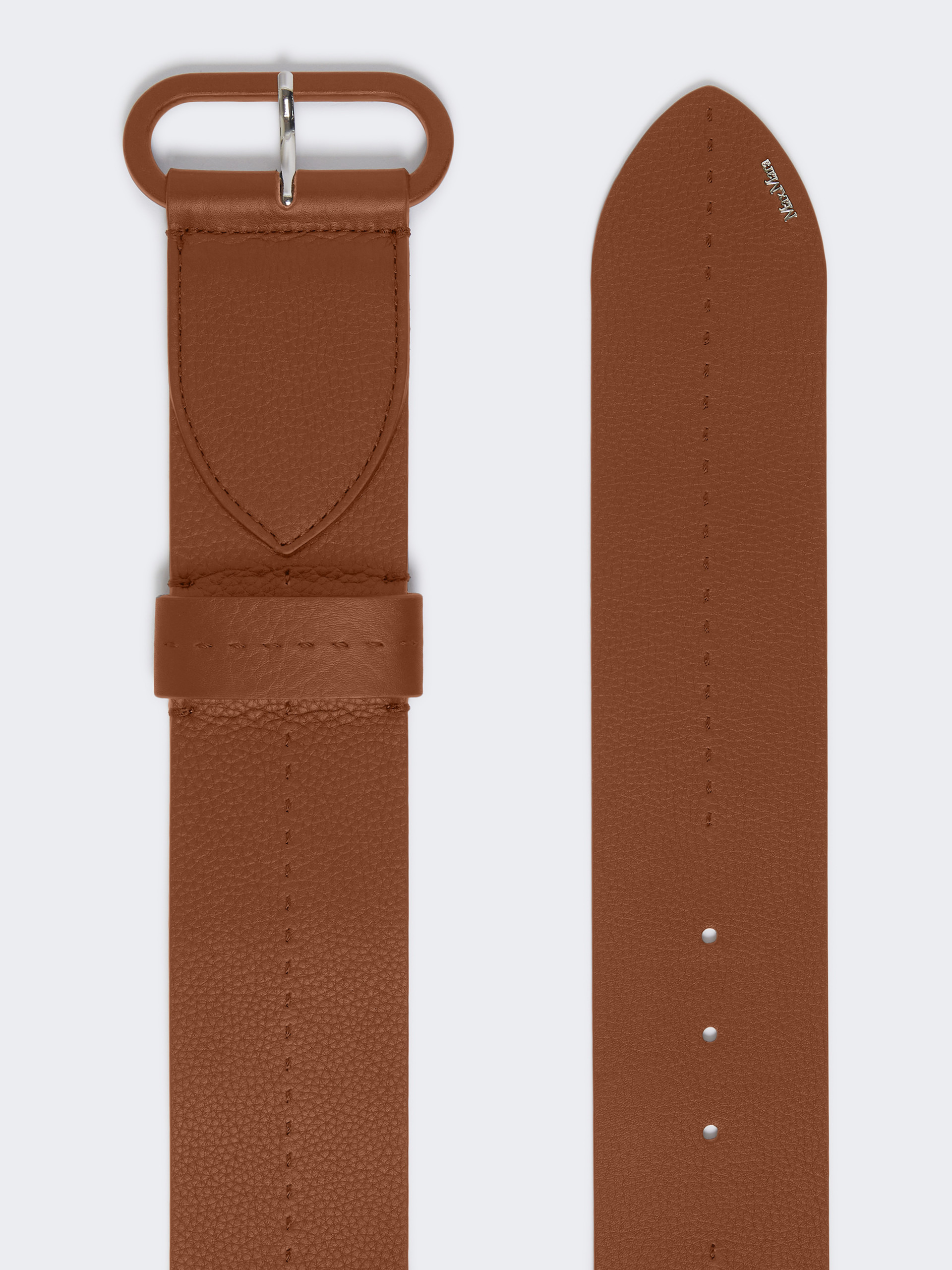ELASTICOVAL60 Semi-glossy leather belt - 2