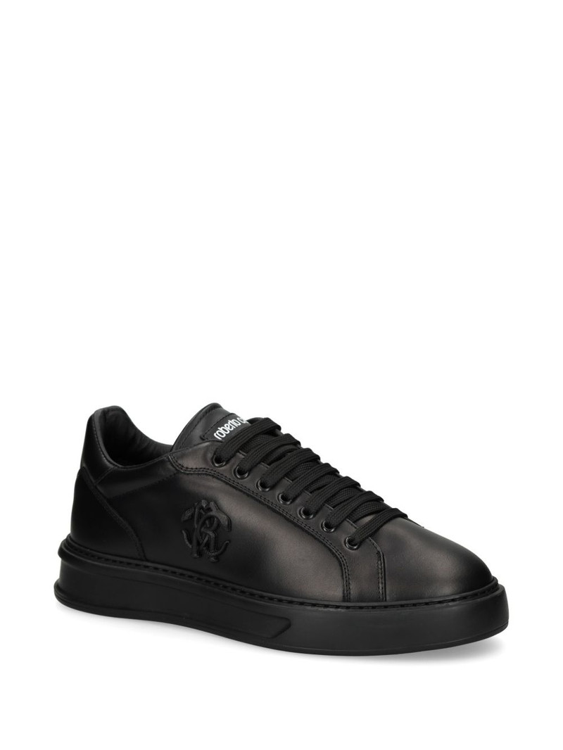 Roberto Cavalli logo-plaque trainers outlook