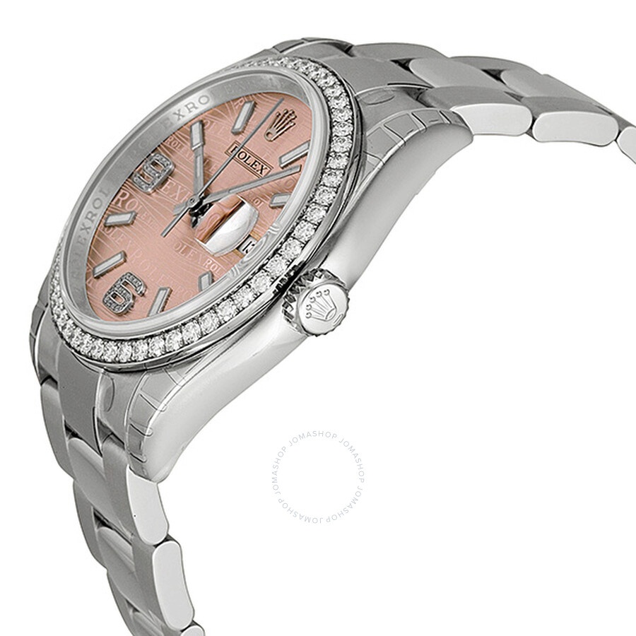 Rolex Oyster Perpetual Datejust 36 Pink Wave Dial Stainless Steel Bracelet Automatic Ladies Watch 11 - 2