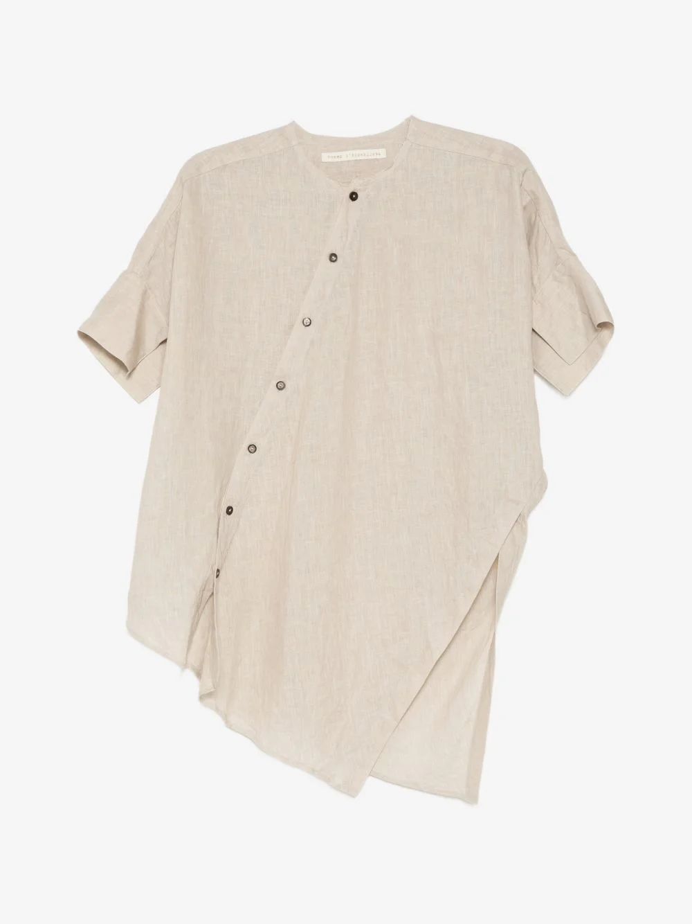 asymmetric hem shirt - 1