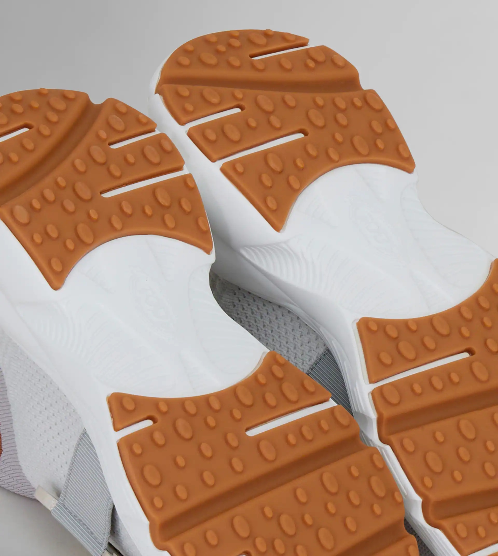 SNEAKERS IN HIGH-TECH FABRIC - WHITE, GREY - 5