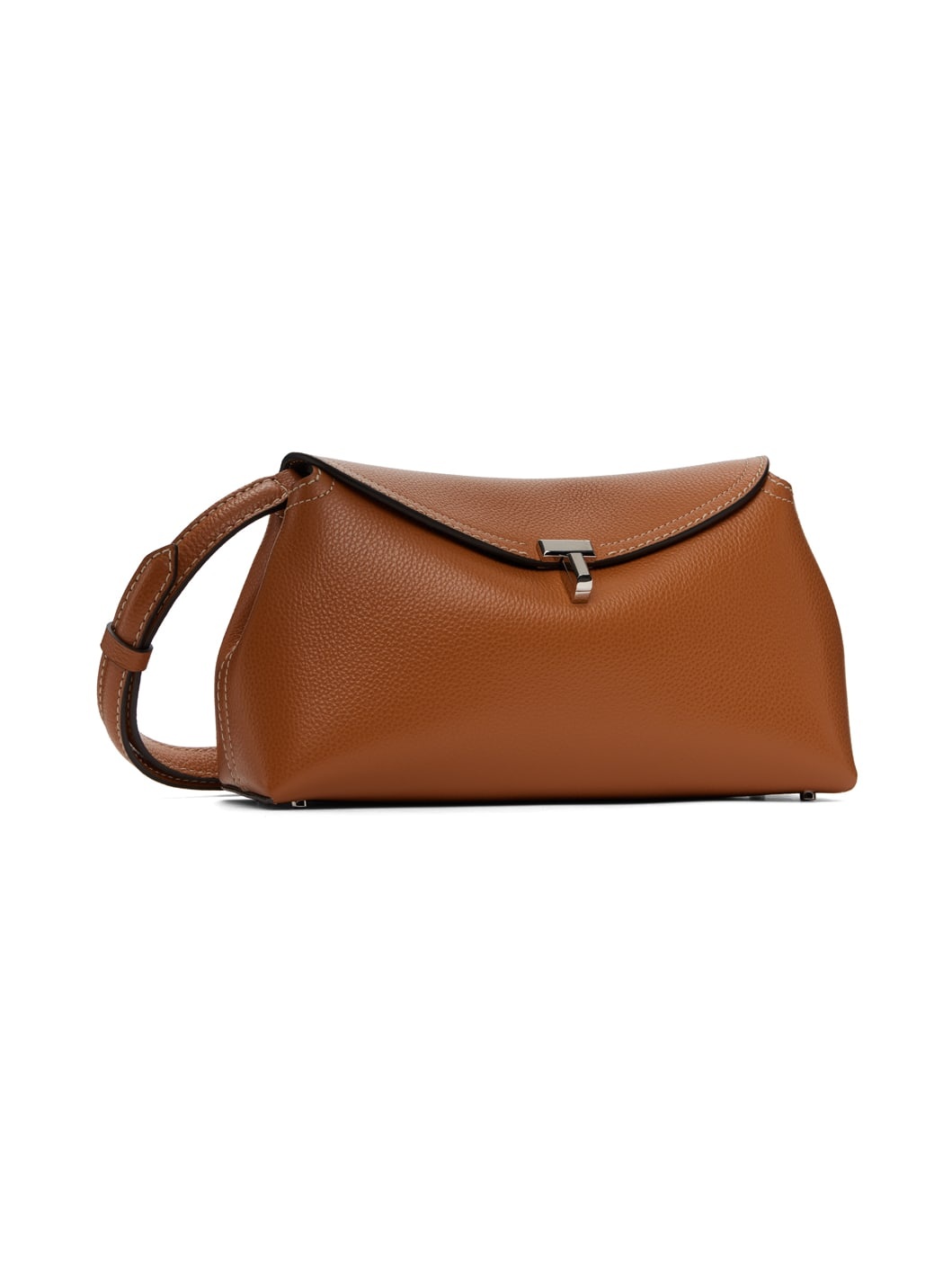 Tan T-Lock Clutch - 2