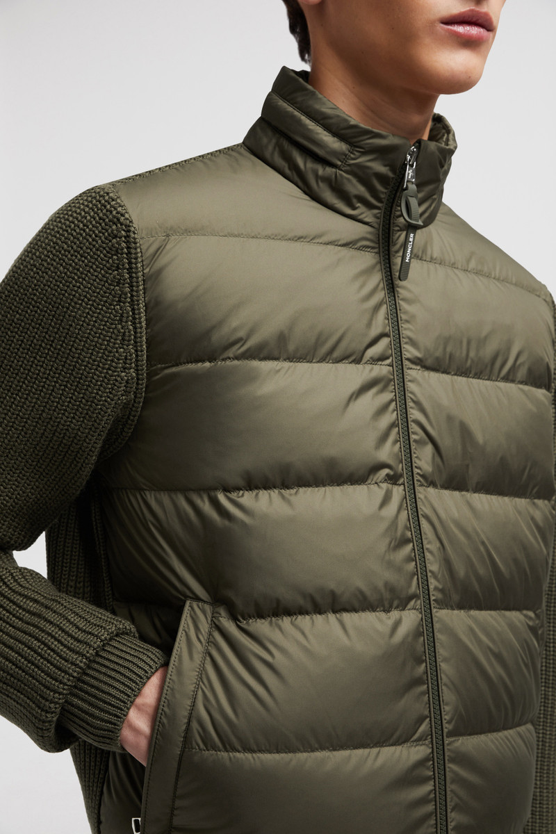 Padded Wool Zip-Up Hoodie 6