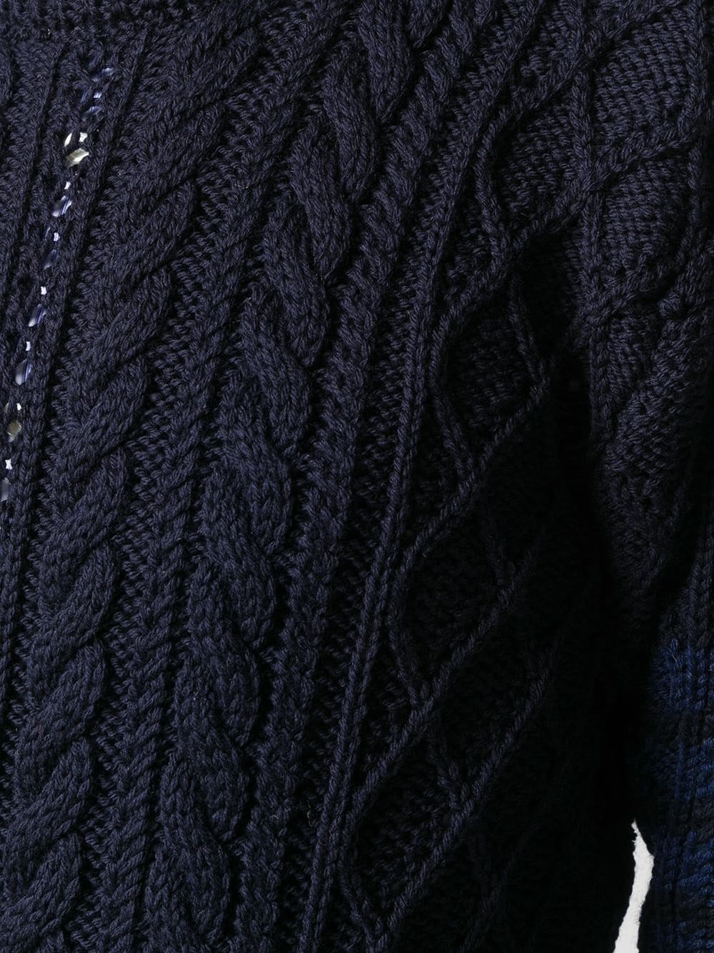 4-Bar cable knit jumper - 5