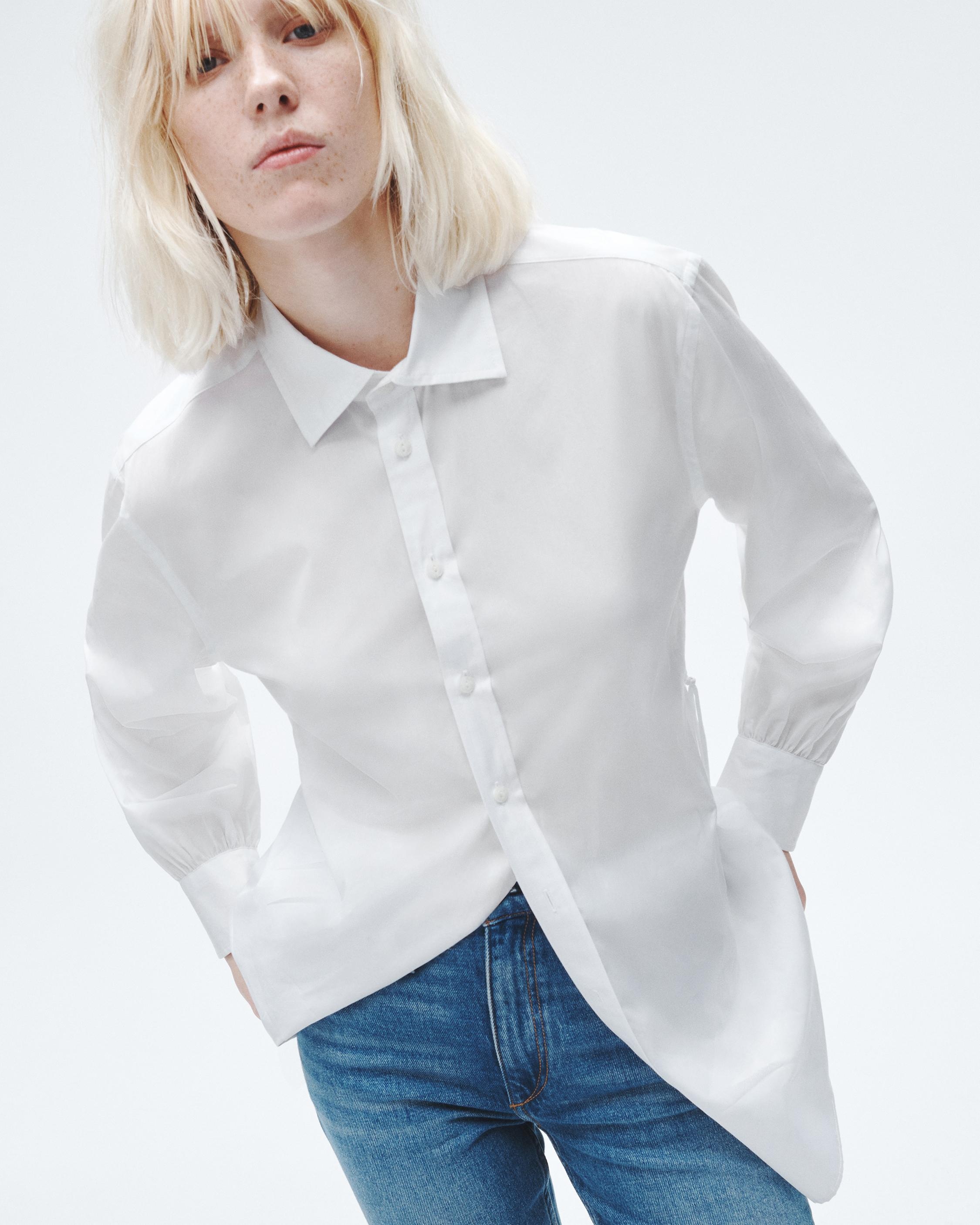 Ellison Cotton Poplin Top
Relaxed Fit Button Down - 6