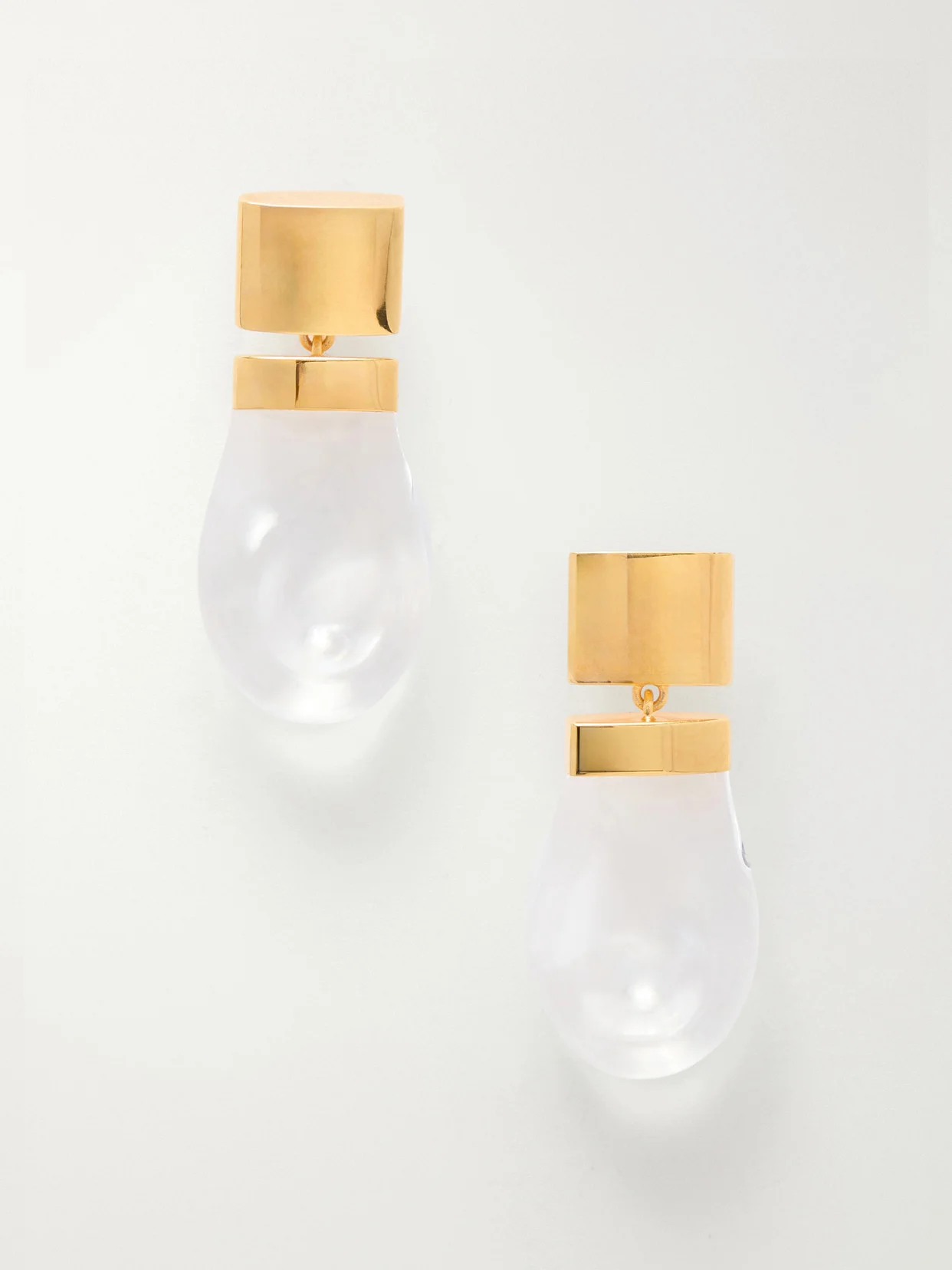 Keefe Gold-pleated Earrings - 1