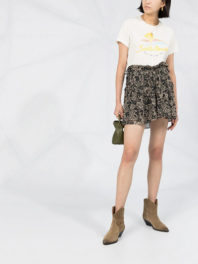 Isabel Marant Étoile floral print mini skirt outlook