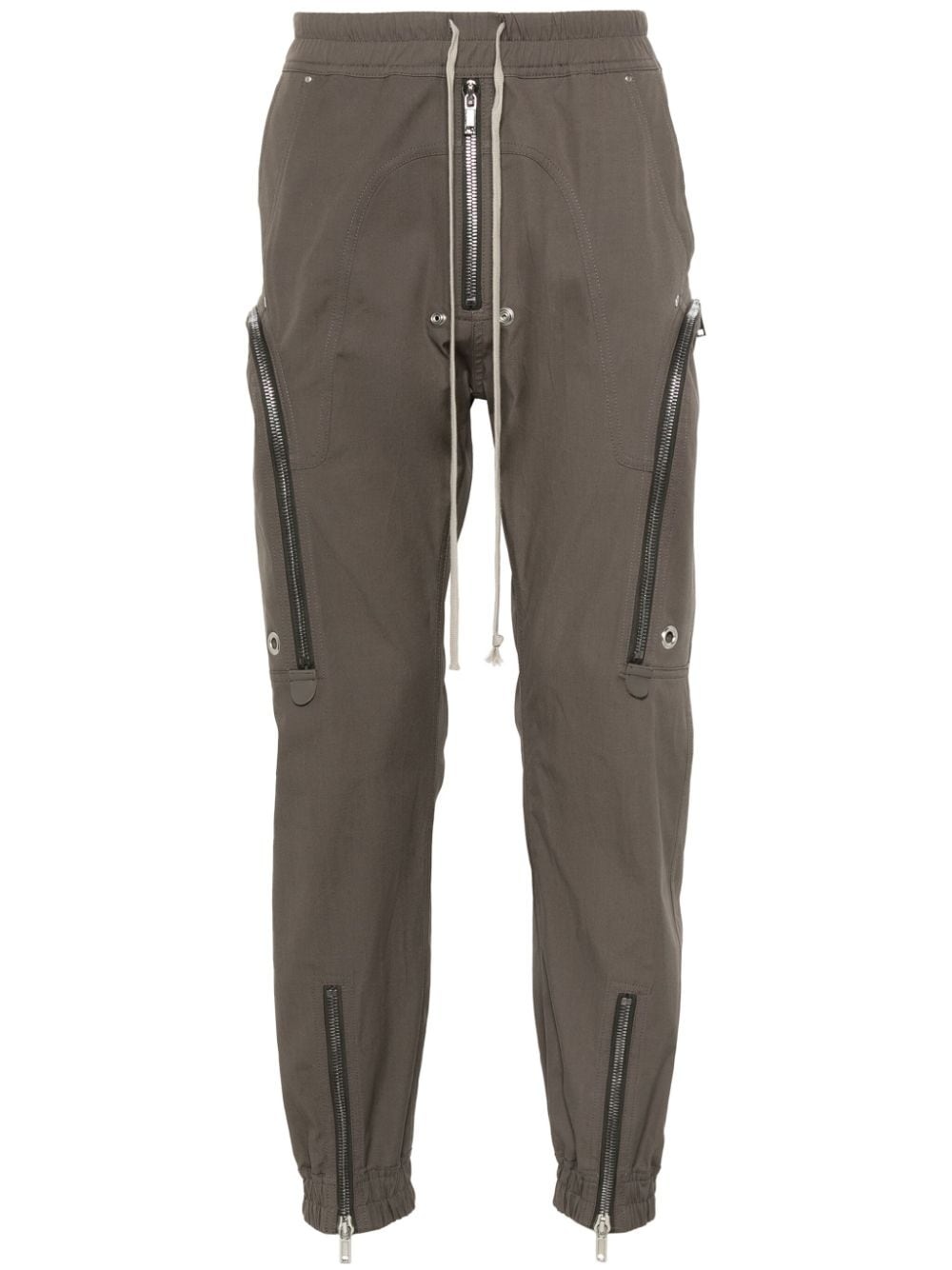 organic-cotton tapered trousers - 1