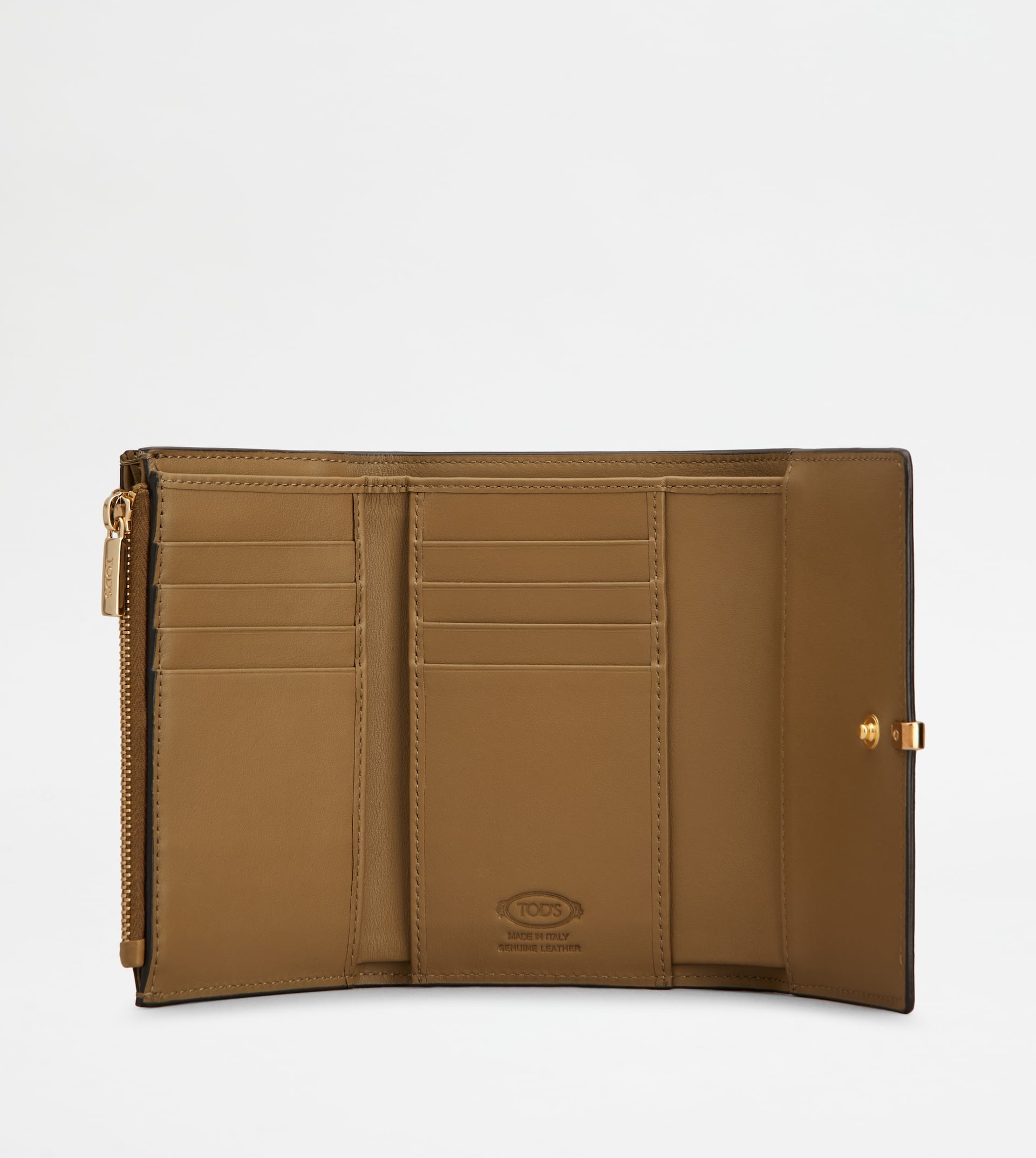 WALLET IN LEATHER - BROWN - 4