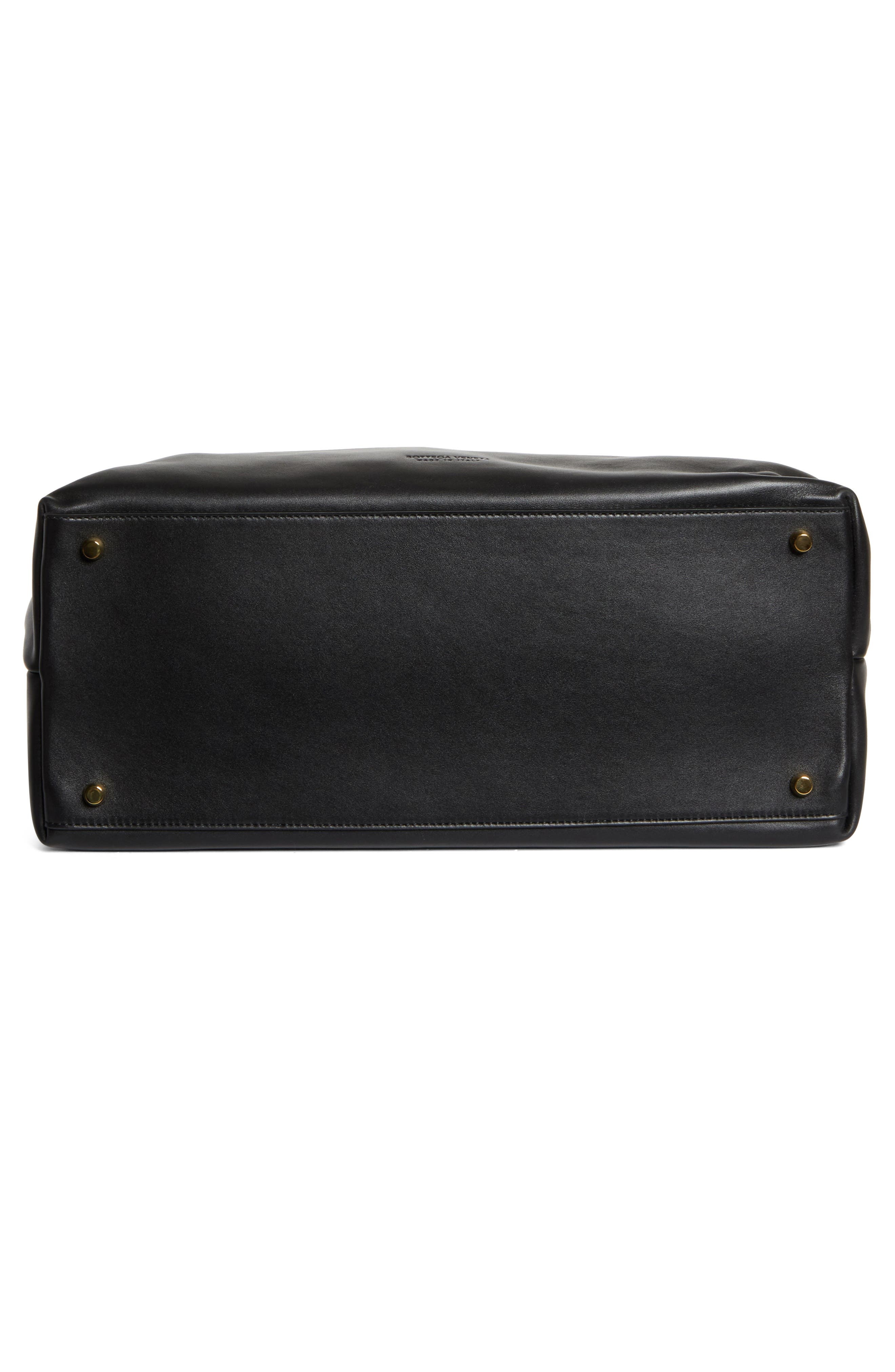 Bottega Veneta Large Andiamo Leather Tote in 1019 Black-M Brass at Nordstrom - 7