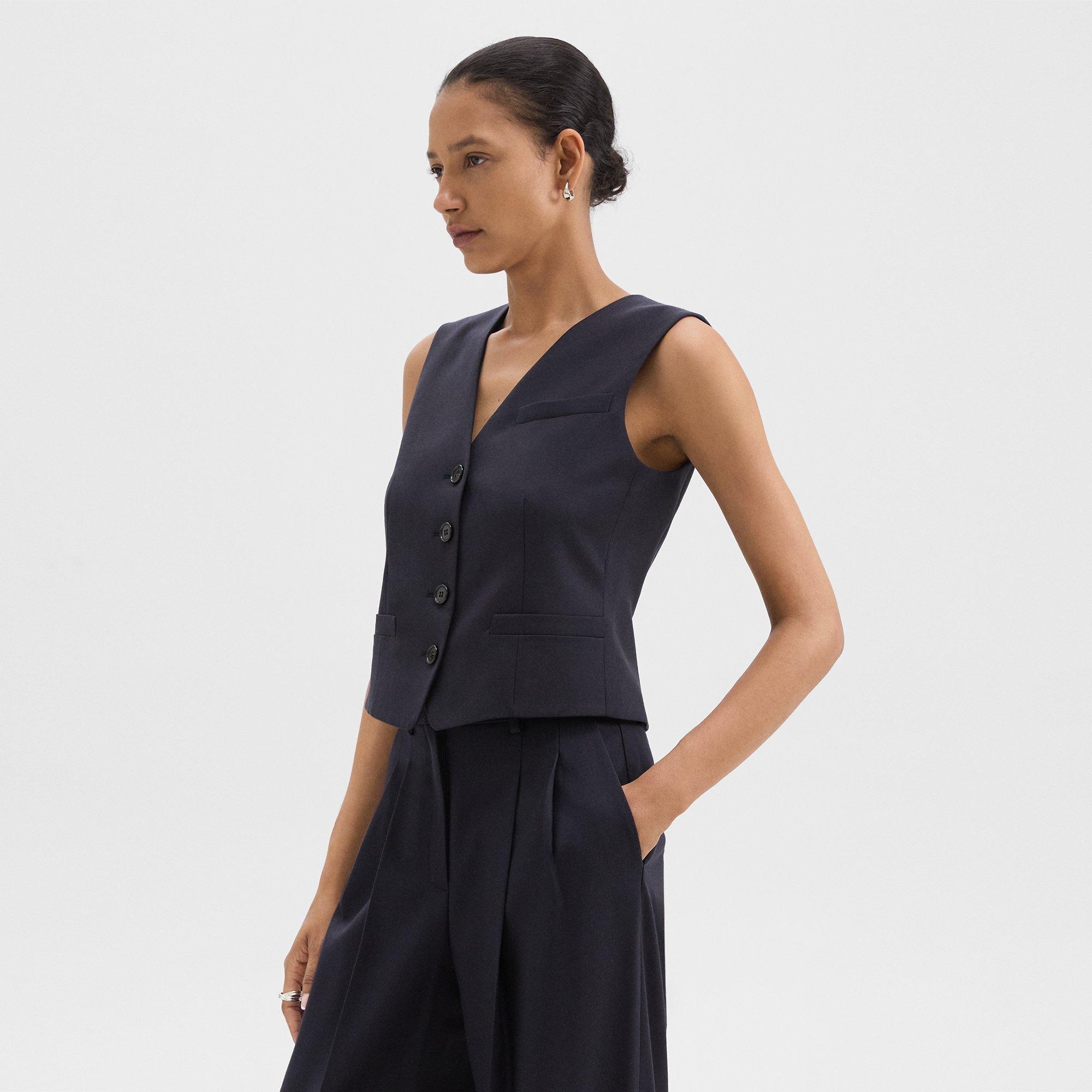 Slim Vest in Sleek Flannel - 3