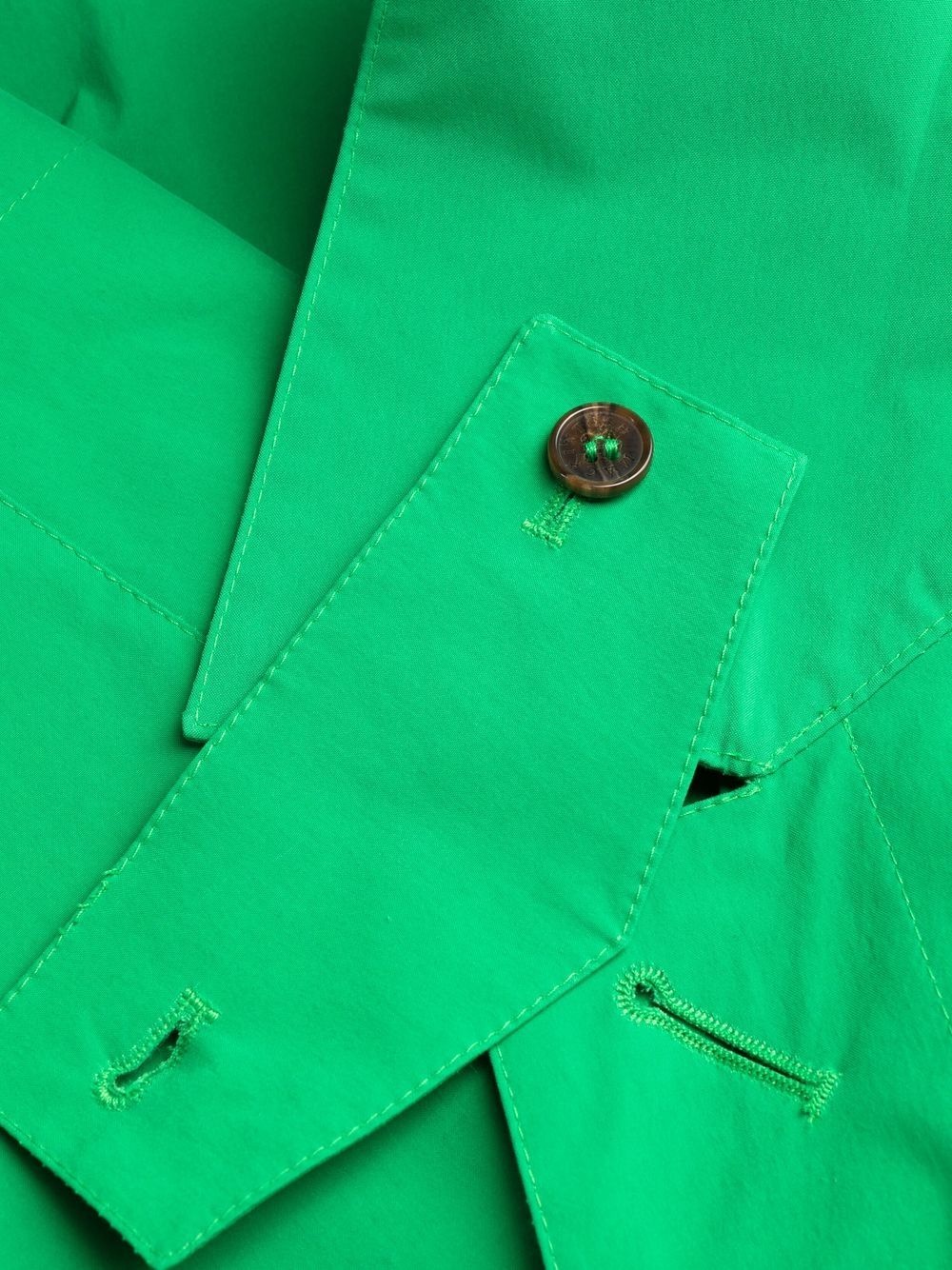 single-breasted midi coat - 6