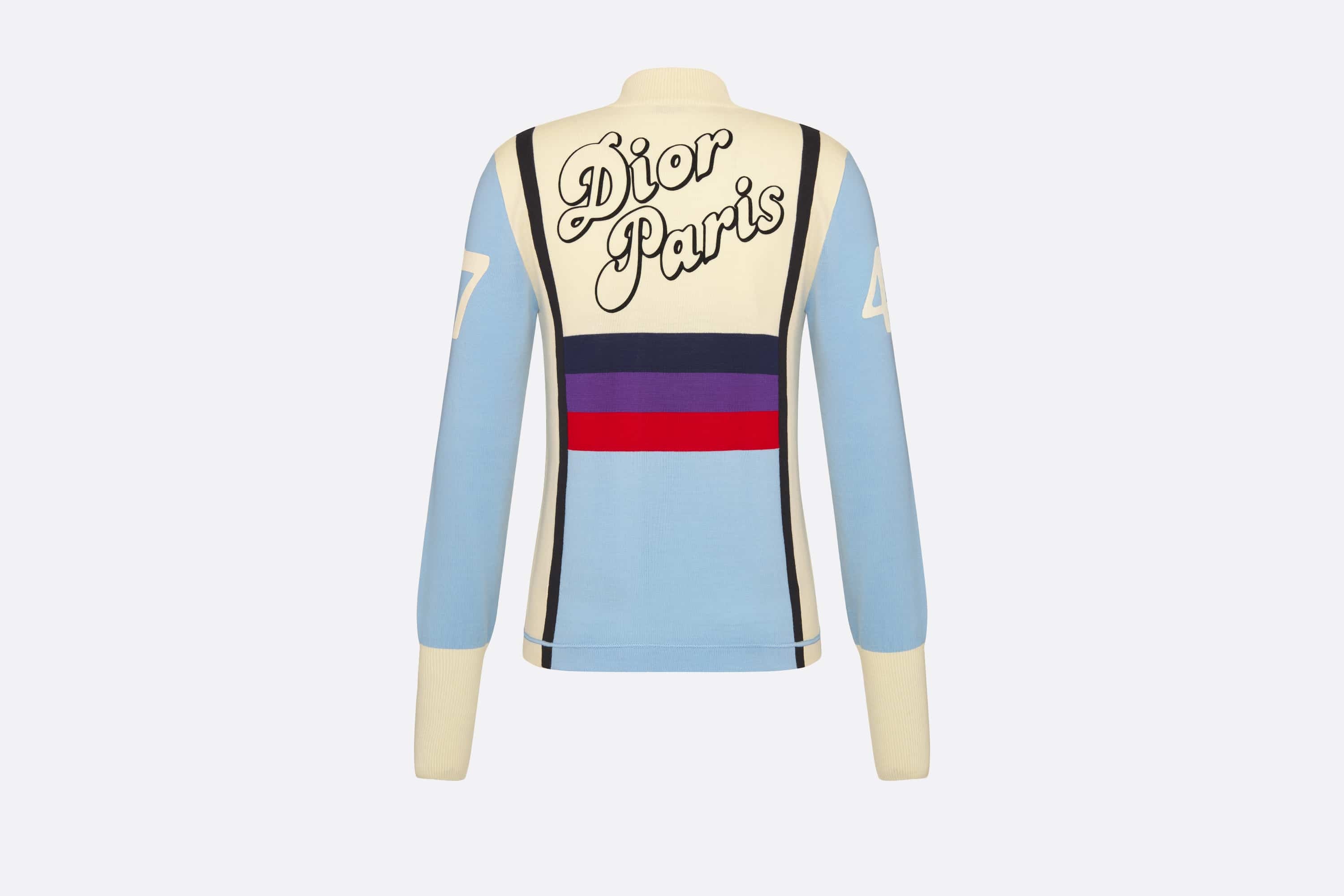 DIOR BY ERL Zipped-Collar Sweater - 2
