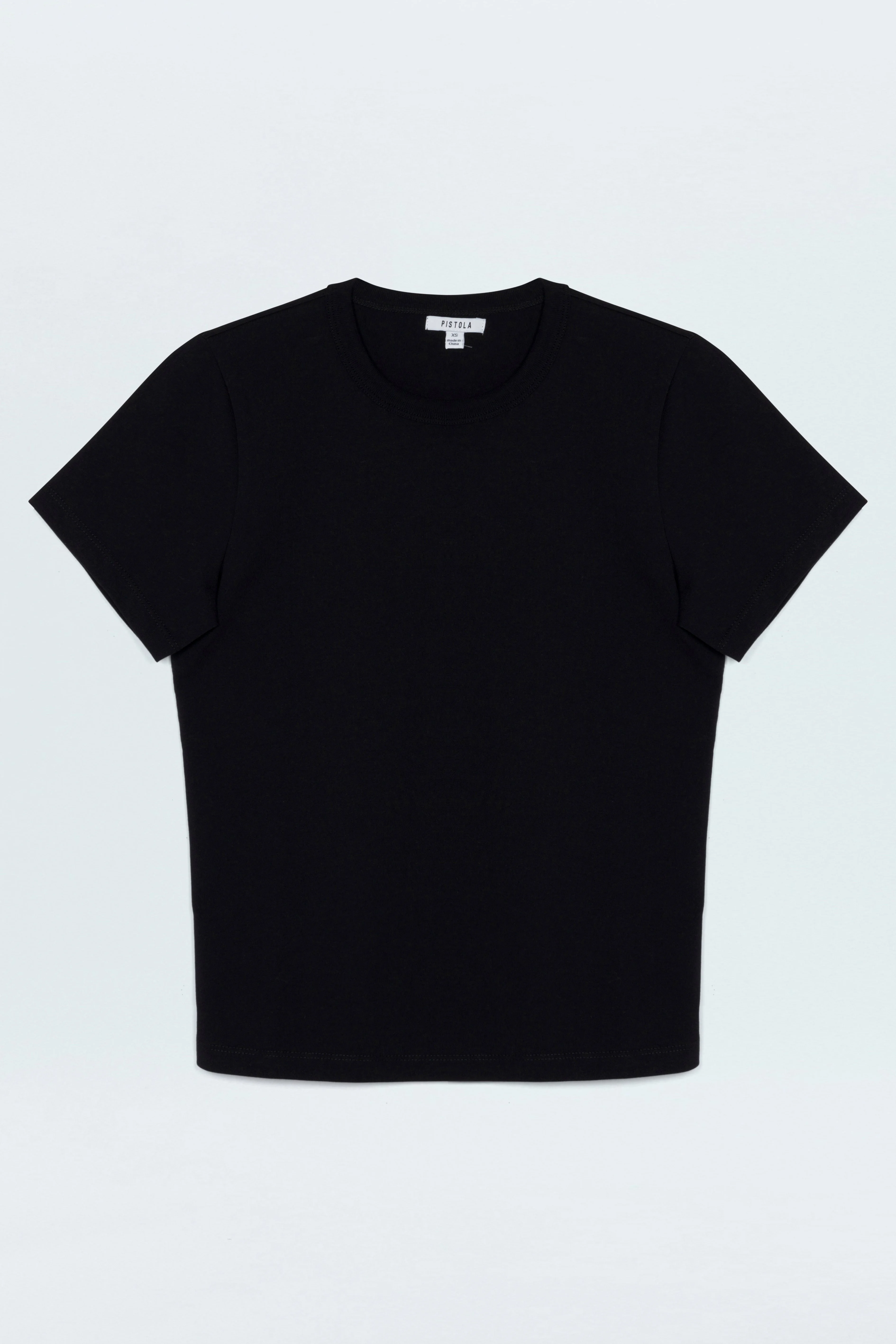 ALBA BABY TEE - NOIR - 1