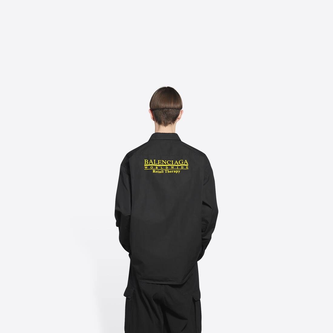Men's Retail Therapy Large Fit Shirt  in Black - 3