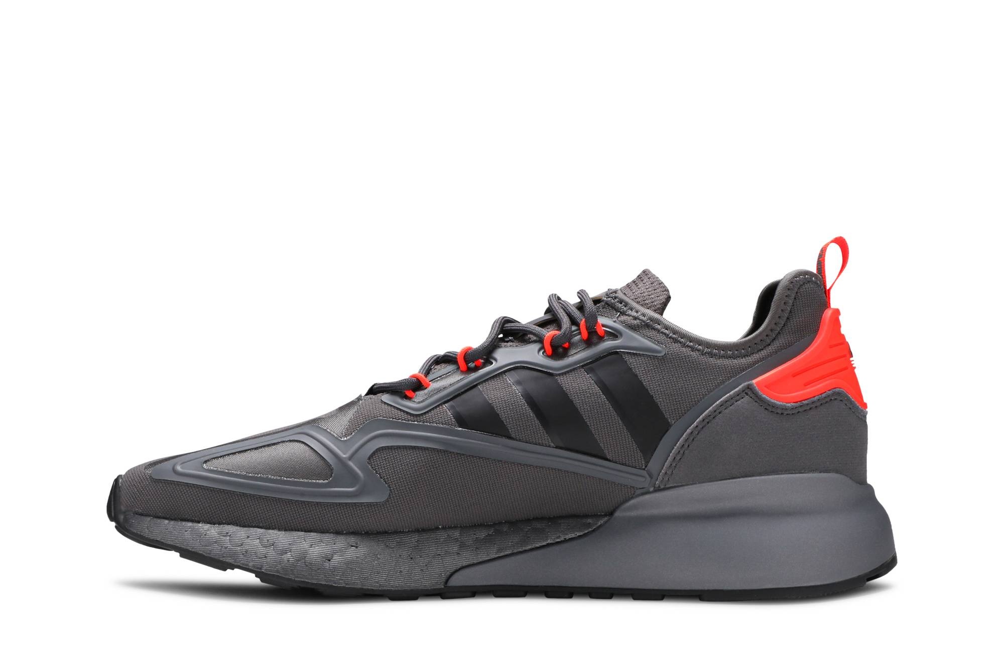 adidas ZX 2K Boost 'Grey Solar Red' | REVERSIBLE