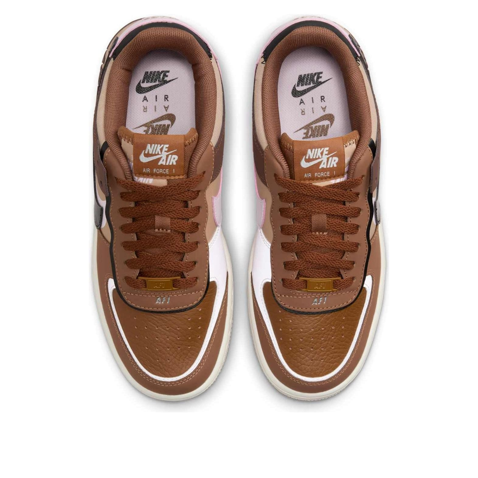 (WMNS) Nike Air Force 1 Shadow 'Light British Tan Pink Cacao Wow' DZ1847-200 - 4
