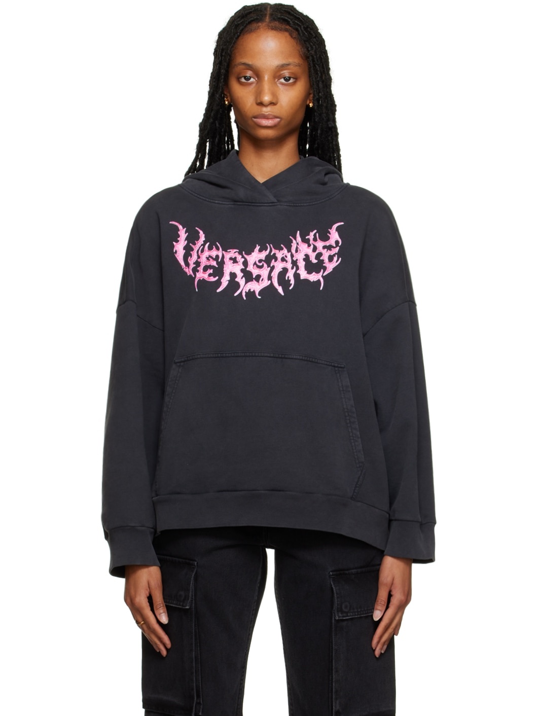 Black Oversized Hoodie - 1