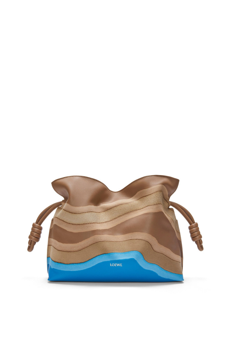 Medium Flamenco clutch in nappa calfskin 1