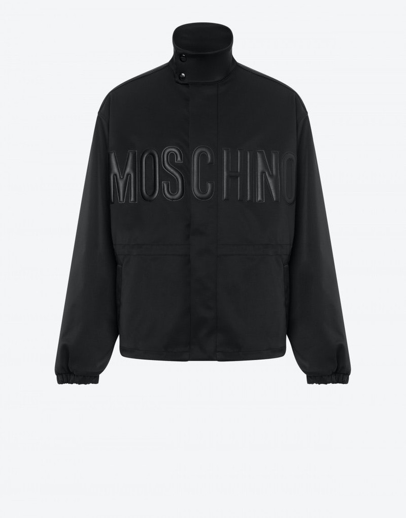 LOGO PATCH BONDED NYLON JACKET 1