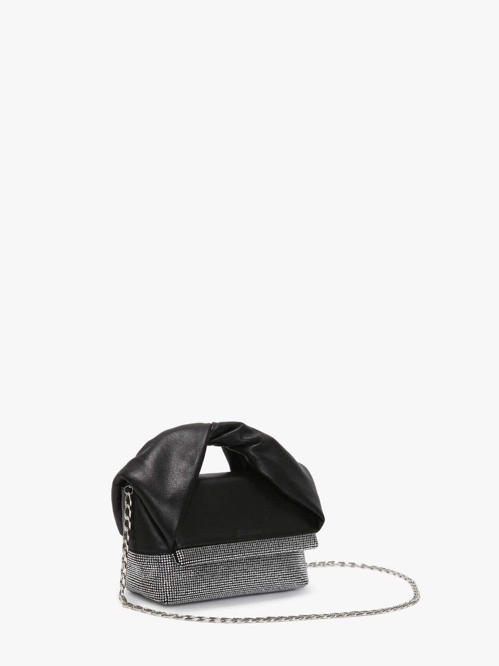 MEDIUM TWISTER - LEATHER TOP HANDLE BAG WITH CRYSTALS - 2
