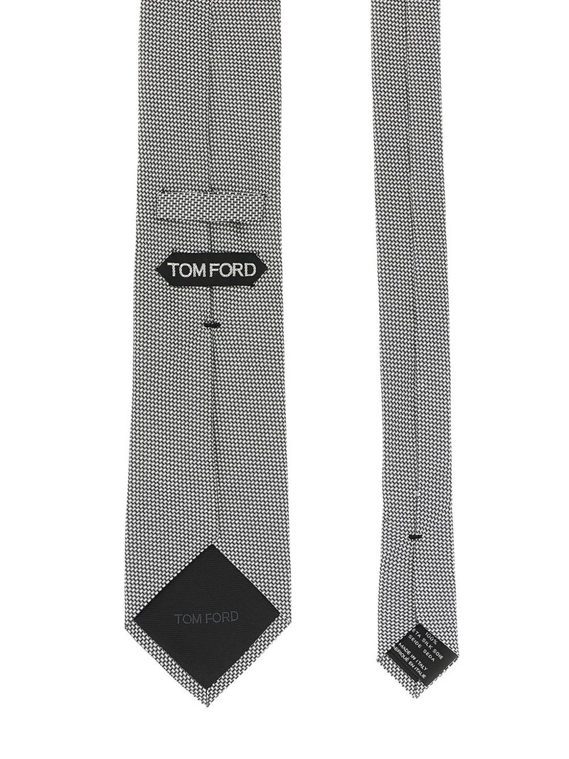 TOM FORD jacquard silk tie outlook