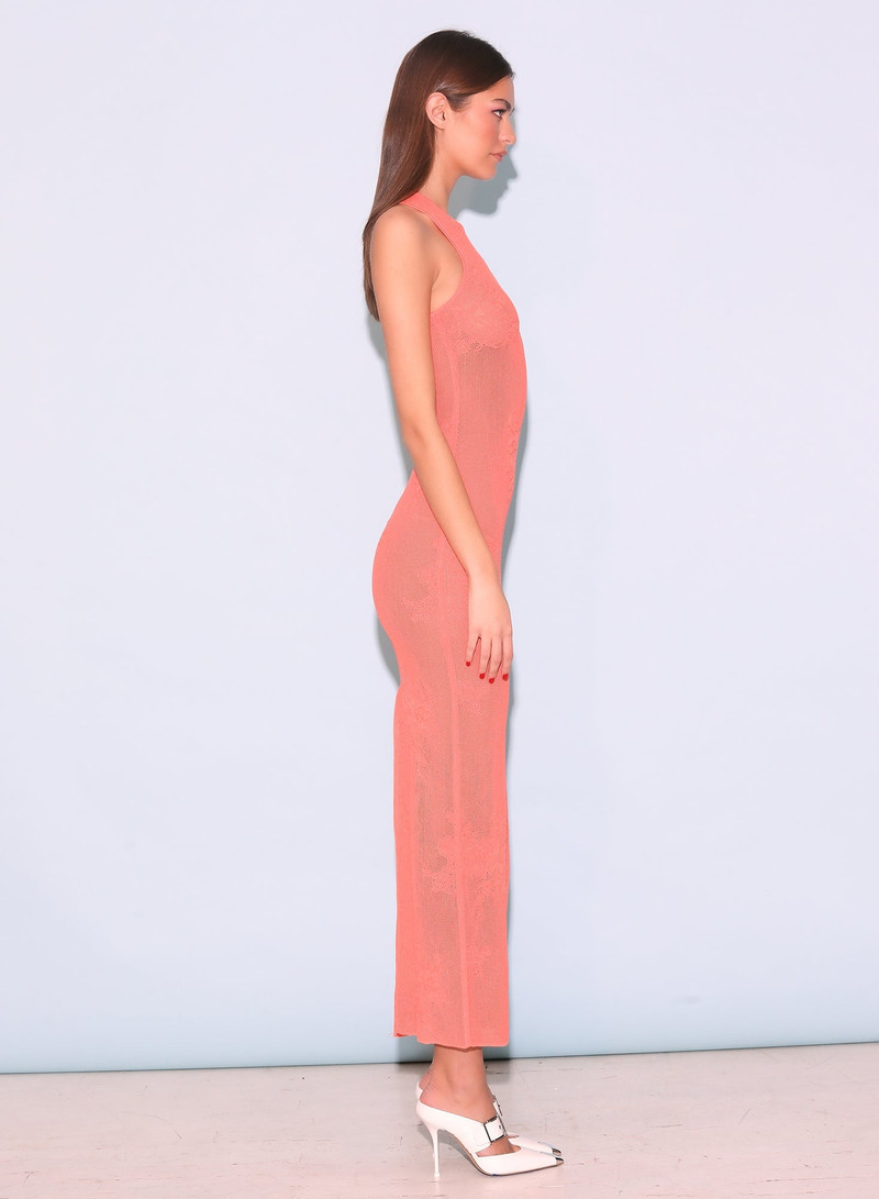 Lace Pointelle Maxi Dress 6