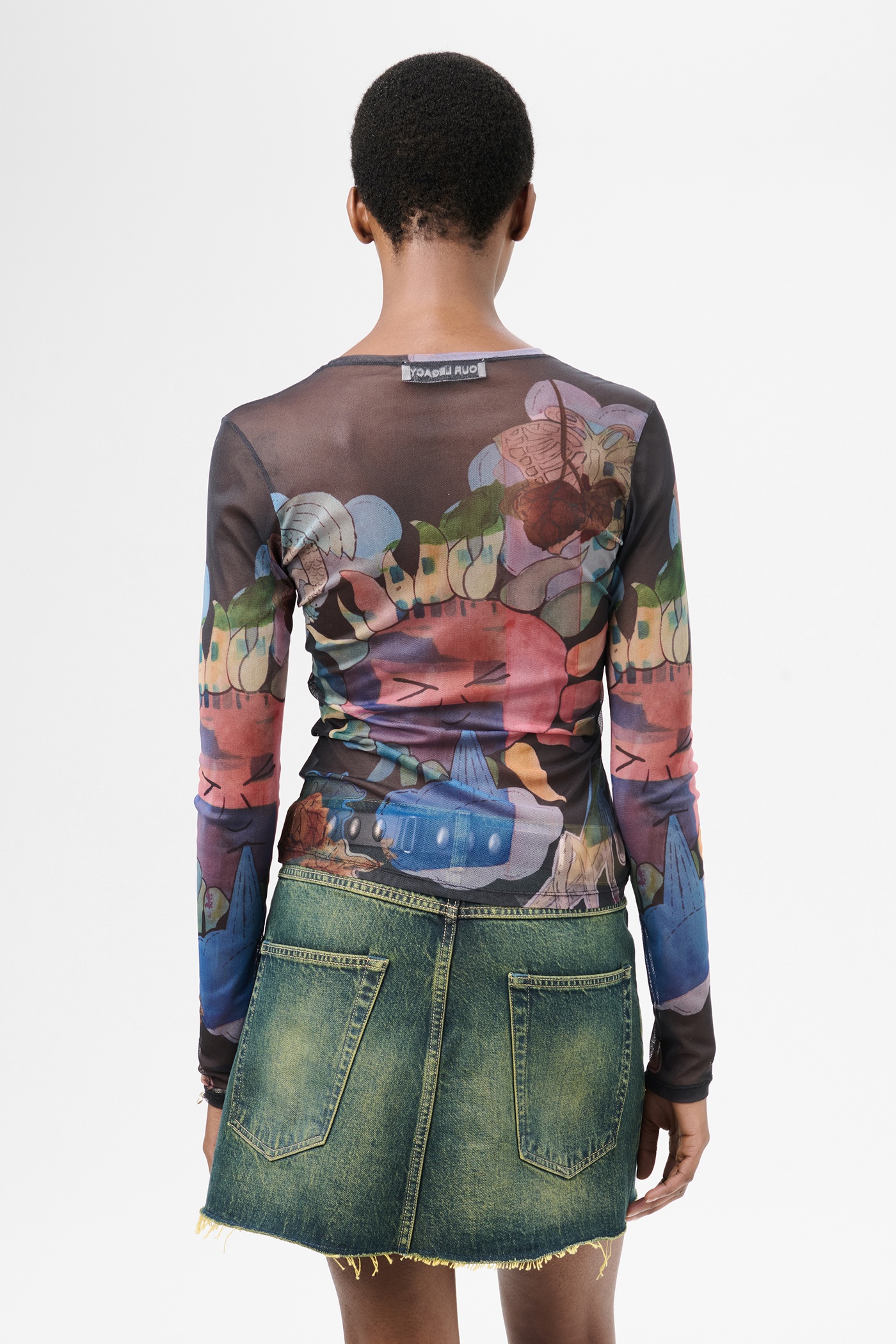 Super Slim Longsleeve Solar Power Marina Print - 5