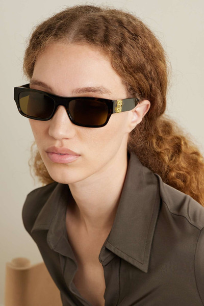 Givenchy 4G rectangular-frame tortoiseshell acetate sunglasses outlook