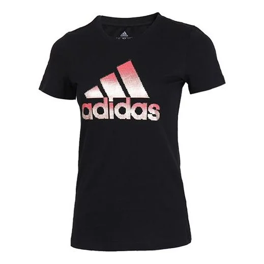 (WMNS) adidas Mhg Bosfoil T Training Sports Short-sleeve Tee Black FJ5010 - 1