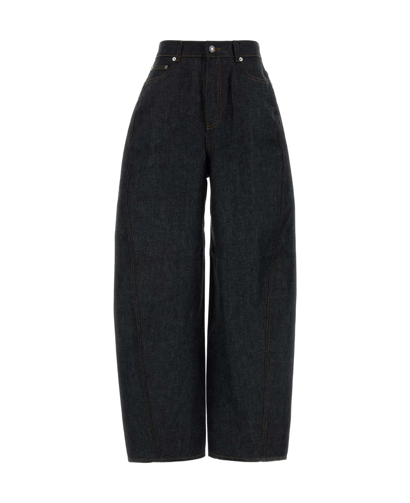 Denim Wide-leg Jeans - 1