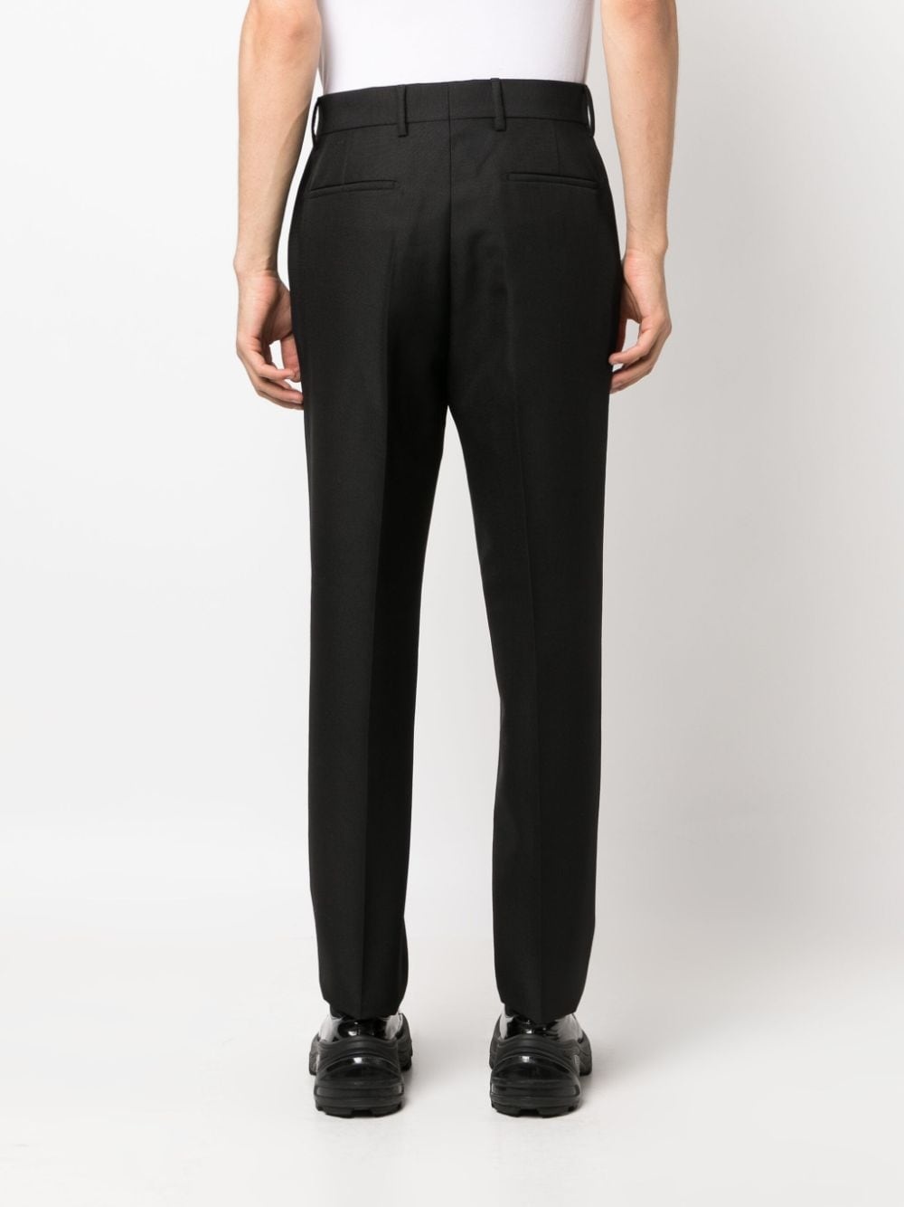 mid-rise tailored trousers - 4