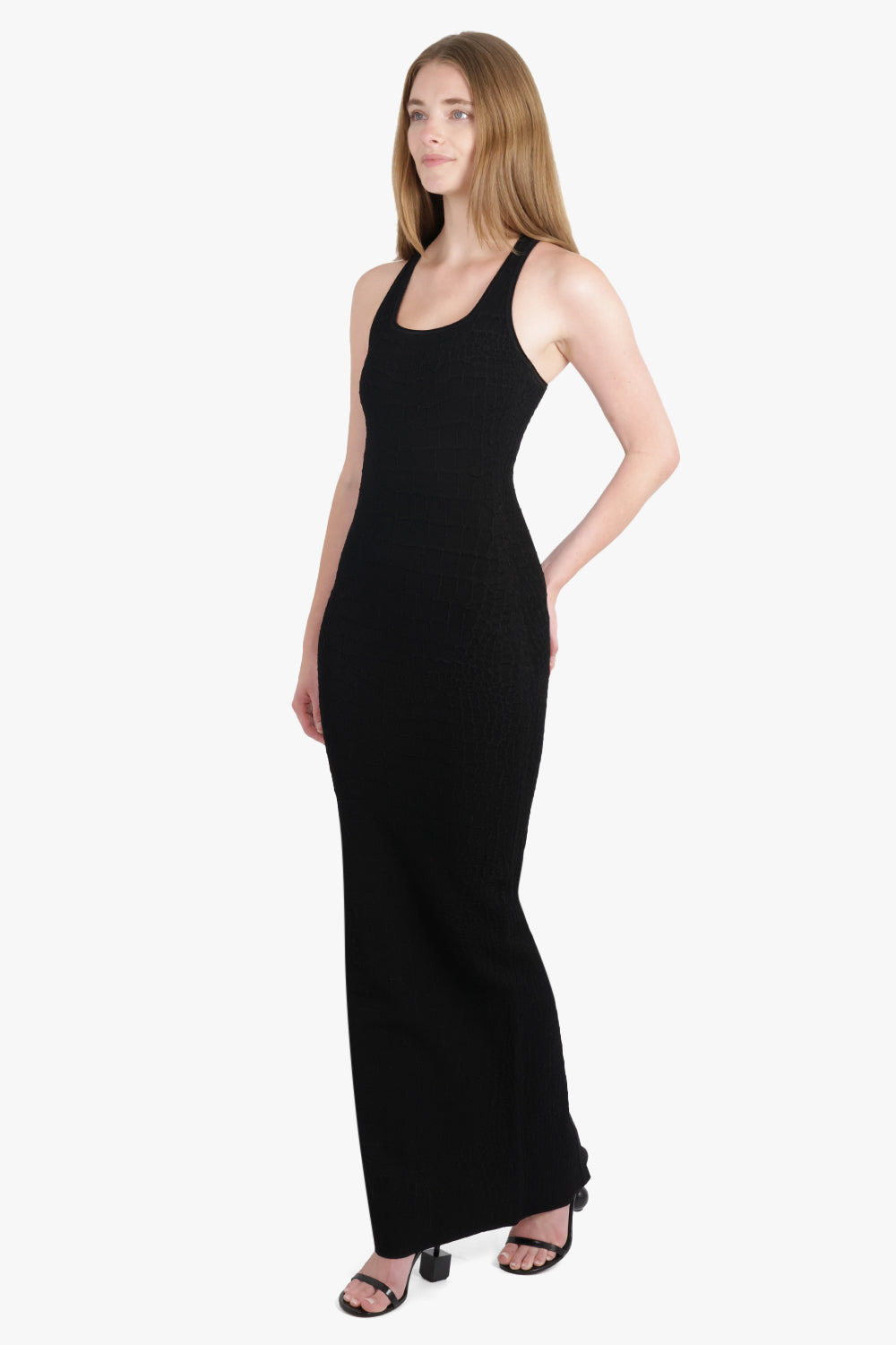 LA ROBE SCALA S/LESS MAXI DRESS | BLACK - 2