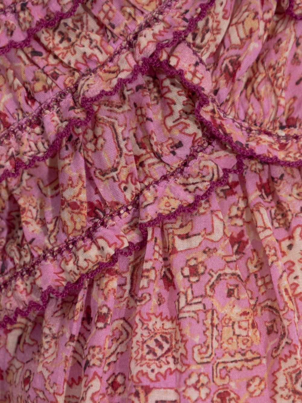 floral-print midi dress - 4