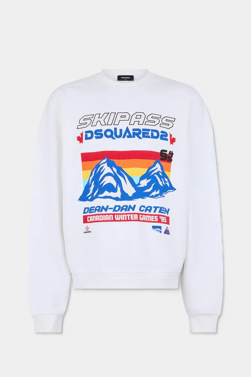 SKI PASS RELAX FIT CREWNECK - 1
