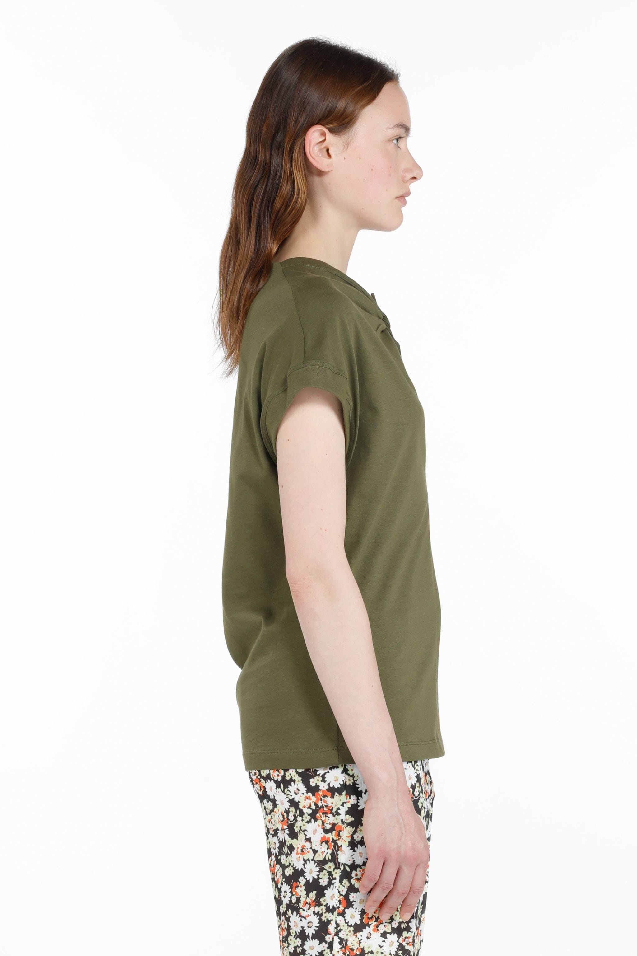 KNOTTED COTTON T-SHIRT - 3