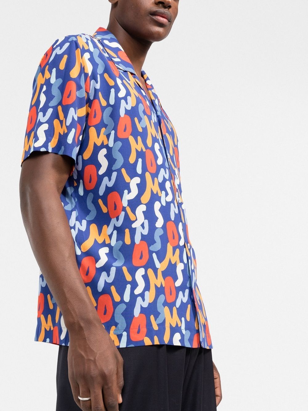 logo-print short-sleeved shirt - 3