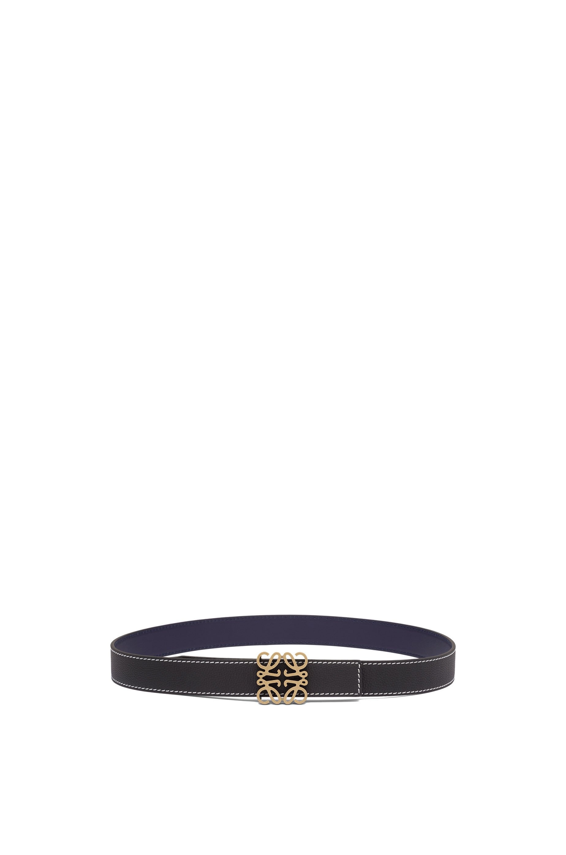 Anagram belt in soft grained calfskin - 1