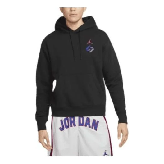 Men's Air Jordan Luka Ntr Glitch Pattern Printing Pullover Casual Black DV5533-010 - 1