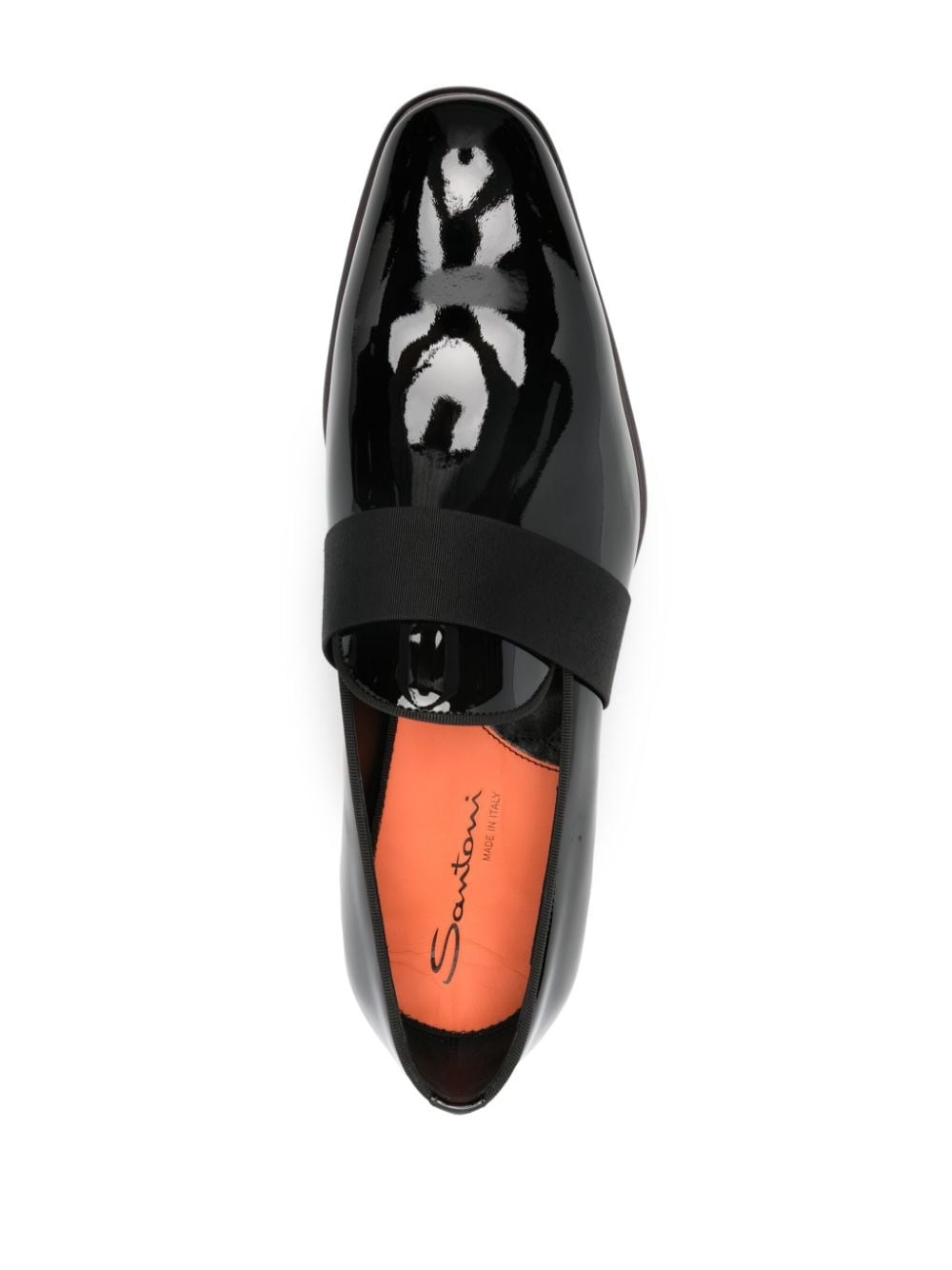 patent-finish leather loafers - 4