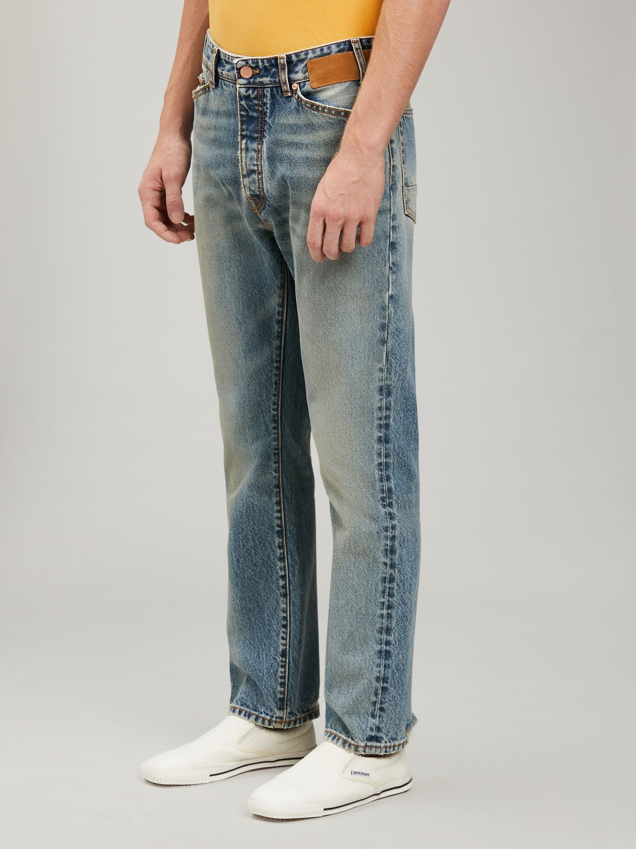 PALM REGULAR DENIM PANTS - 4