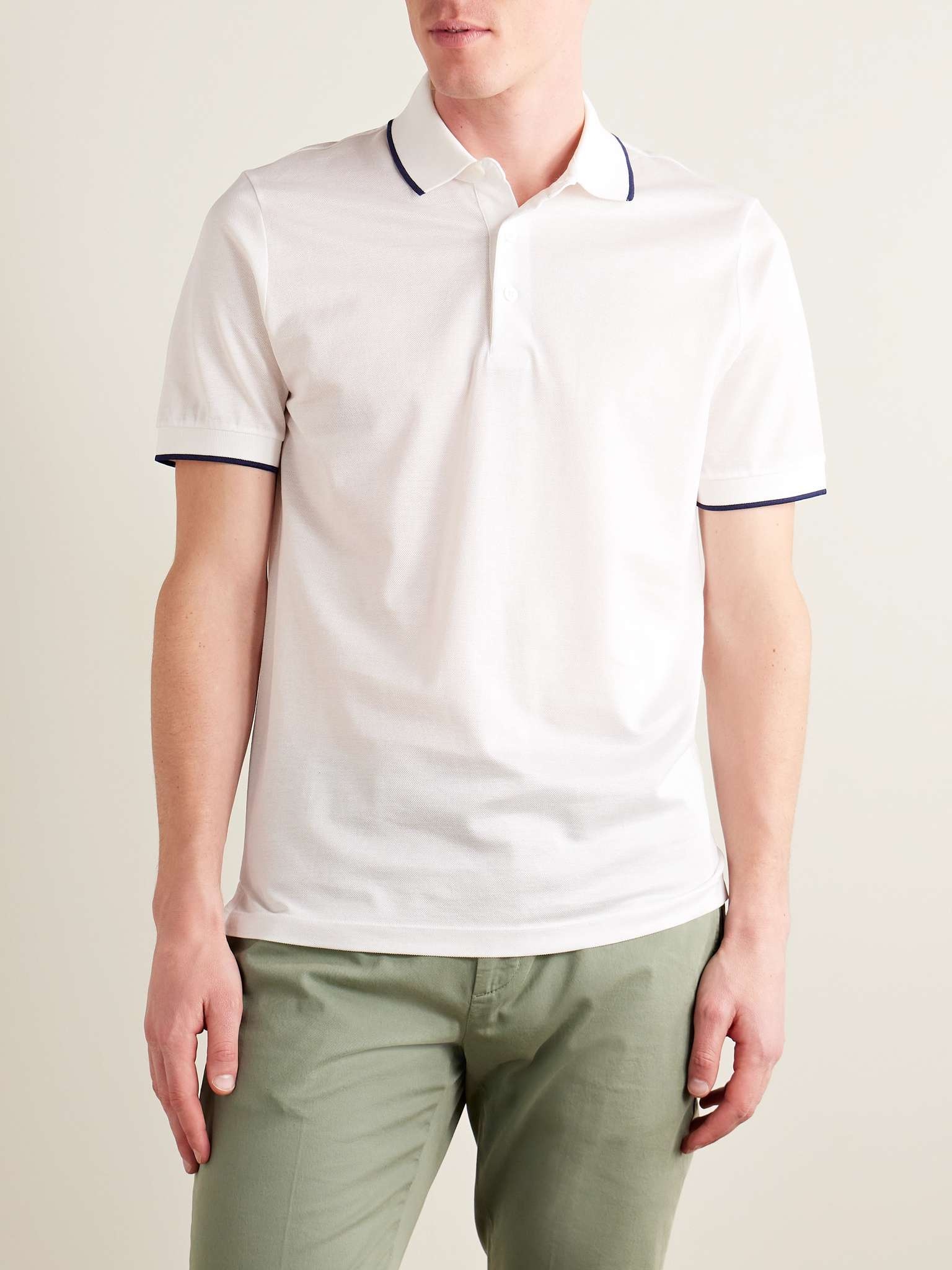 Cotton-Piqué Polo Shirt - 3