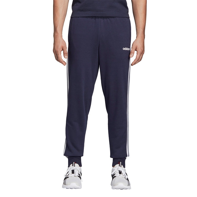 adidas E 3S T Pnt Ft Plaid Applique Sports Pants Men Blue DU0478 - 3