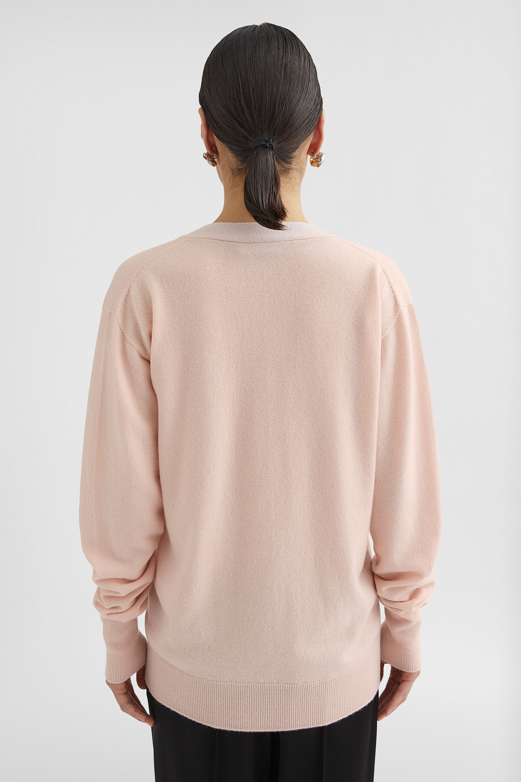 V-Neck Cardigan - 4