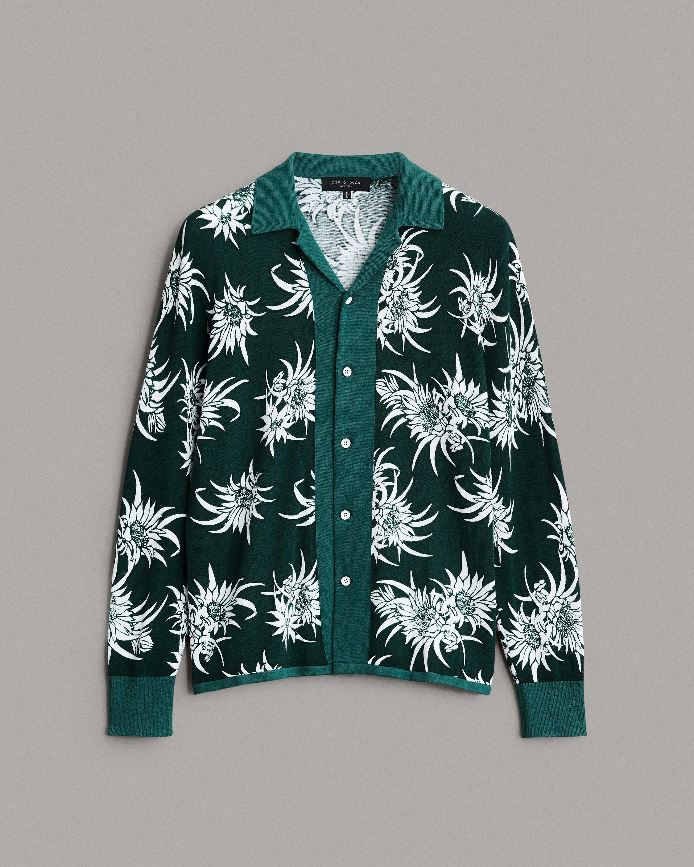 Lorne Printed Cotton Button Down
Classic Fit Shirt - 1