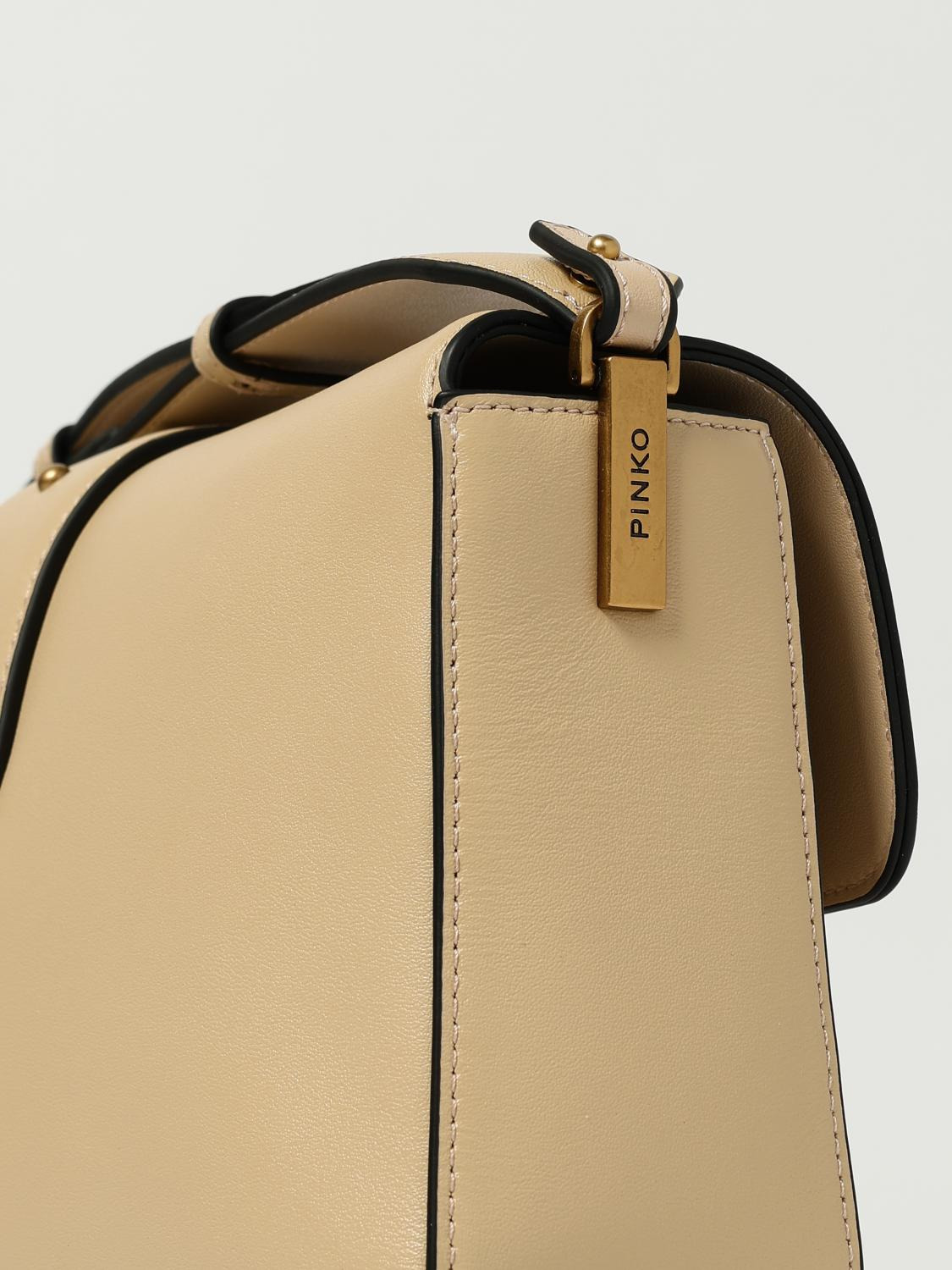 Pinko Love One leather shoulder bag - 4